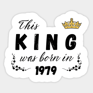 King born in 1979 Sticker